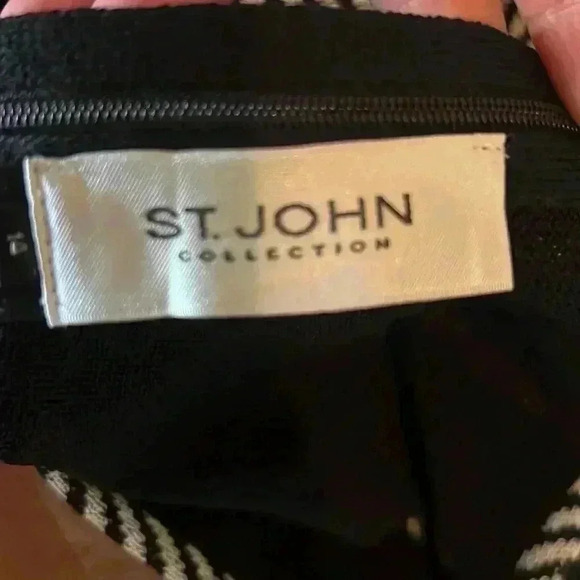 St. John Collection Sleeveless Coastal Knit Dress - Picture 5 of 6